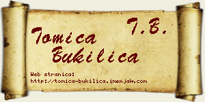 Tomica Bukilica vizit kartica